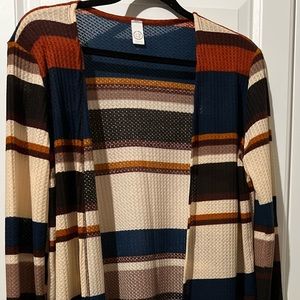 🌼 3/$10 NWOT CY open front lightweight cardigan/duster-Size Small